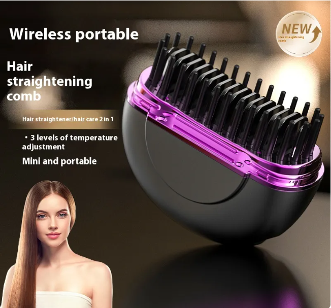 Cordless Straightening Comb: Smooth in Minutes