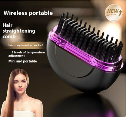 Cordless Straightening Comb: Smooth in Minutes